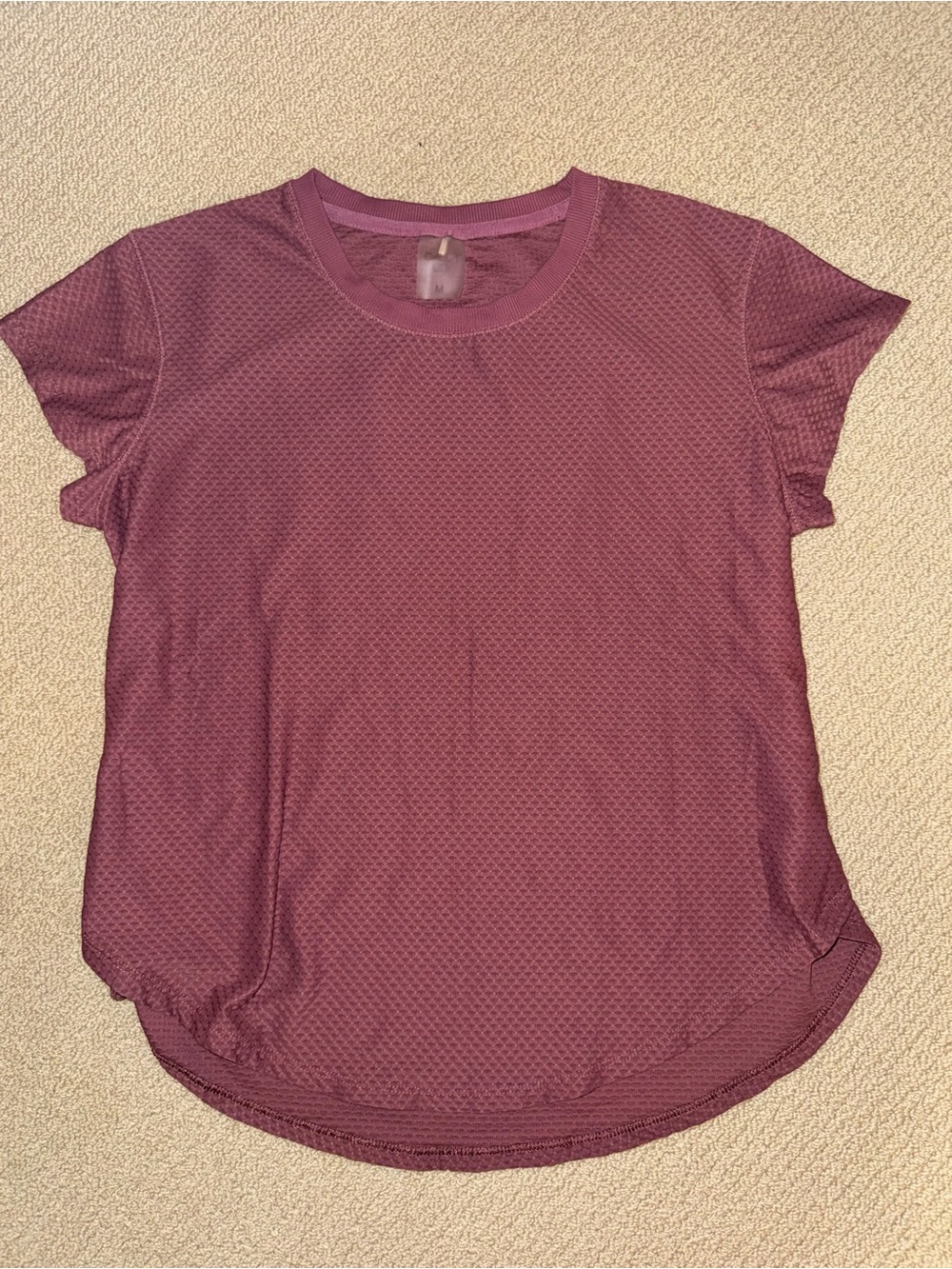 NEW w/o tags CALIA Renew Tee - Deep Merlot - Women's Medium